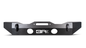 Jeep Wrangler JL Front Winch Bumper - Body Armor 4x4 - Mid-Stubby - Black - `18-`21